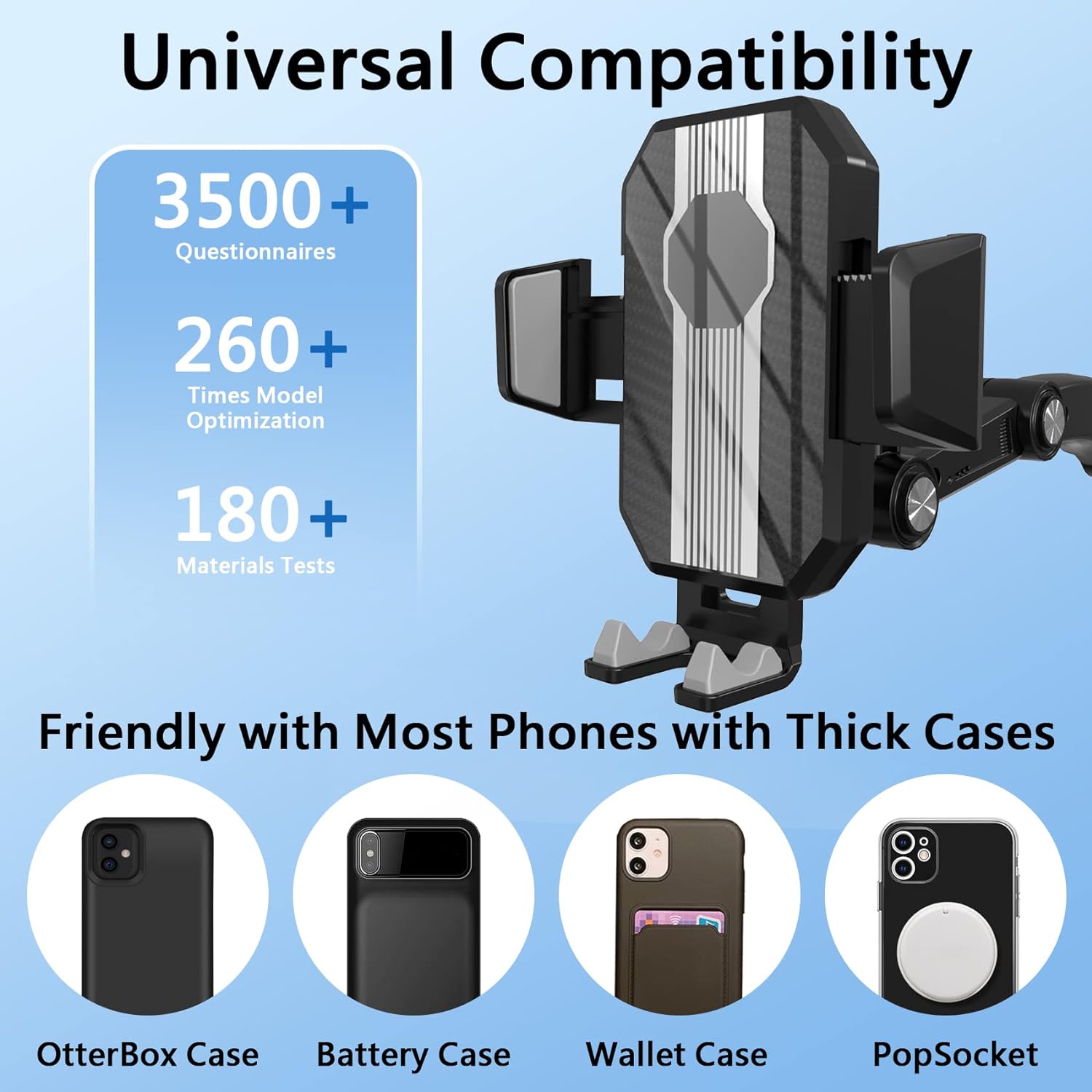 Universal Στιβαρή Βάση Κινητού Moxom 360° με Βεντούζα για Αυτοκίνητο Universal Στιβαρή Βάση Κινητού Moxom 360° με Βεντούζα για Αυτοκίνητο