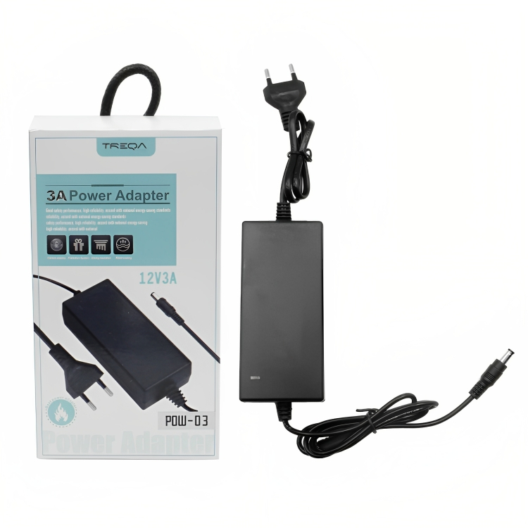 Universal Τροφοδοτικό Πρίζας 220V AC σε DC 12V 3A - Treqa Universal Τροφοδοτικό Πρίζας 220V AC σε DC 12V 3A - Treqa