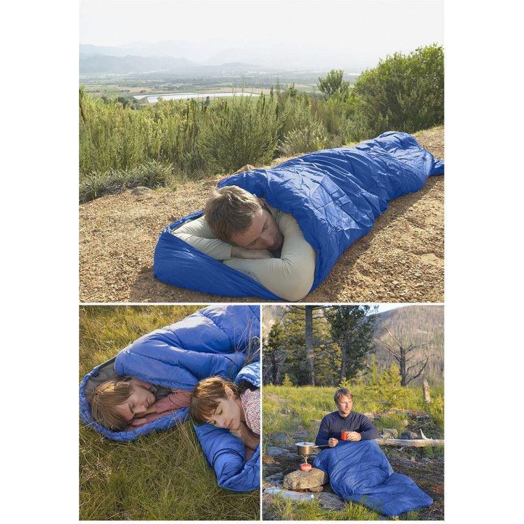 Υπνόσακος Μονός 2 Εποχών με Κουκούλα 180x30x75cm Μπλε Υπνόσακος Μονός 2 Εποχών με Κουκούλα 180x30x75cm Μπλε