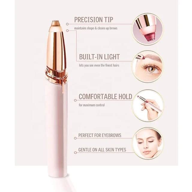 Υποαλλεργικό Eyebrows Hair Remover Αποτριχωτικό Φρυδιών για Όλους τους Τύπους Δέρματος USB Επαναφορτιζόμενο Υποαλλεργικό Eyebrows Hair Remover Αποτριχωτικό Φρυδιών για Όλους τους Τύπους Δέρματος USB Επαναφορτιζόμενο
