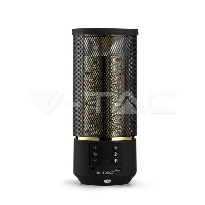 V-TAC Φορητό Ηχείο Bluetooth 6W Επαναφορτιζόμενο 1200mAh με LED 6 επίπεδα φωτισμού και εφέ φλόγας (TWS Function ) Μαύρο V-TAC Φορητό Ηχείο Bluetooth 6W Επαναφορτιζόμενο 1200mAh με LED 6 επίπεδα φωτισμού και εφέ φλόγας (TWS Function ) Μαύρο