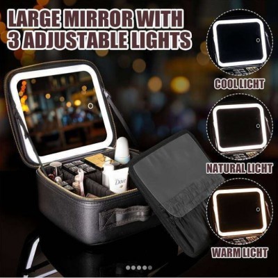 Βαλιτσάκι Αισθητικής- Μακιγιάζ Με Καθρέφτη Kαι Φωτισμό LED Βαλιτσάκι Αισθητικής- Μακιγιάζ Με Καθρέφτη Kαι Φωτισμό LED