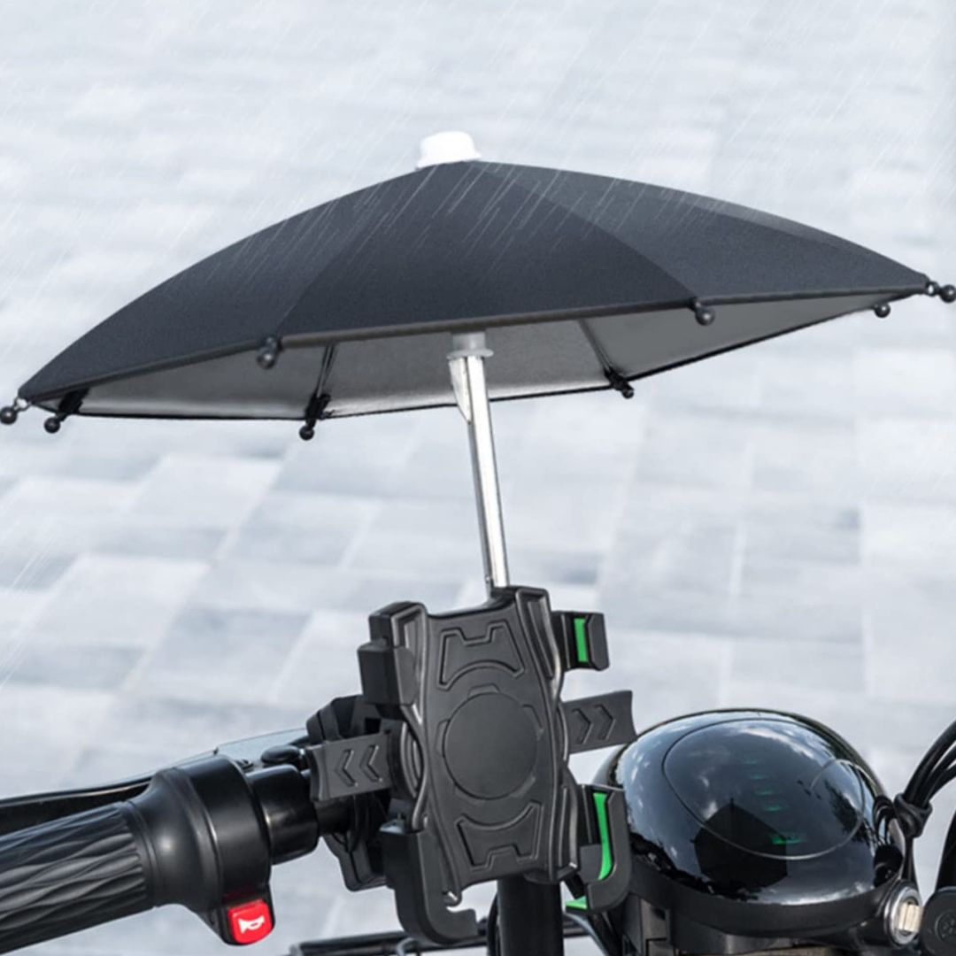 Βάση Κινητού Μοτοσυκλέτας με Ρυθμιζόμενο Βραχίονα για τον Καθρέπτη & Αφαιρούμενη Ομπρέλα Σκίασης Βάση Κινητού Μοτοσυκλέτας με Ρυθμιζόμενο Βραχίονα για τον Καθρέπτη & Αφαιρούμενη Ομπρέλα Σκίασης