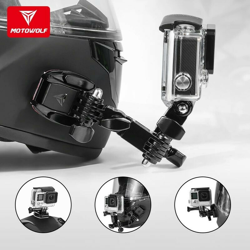 Βάση Κράνους για GoPro - Action Κάμερα - MOTOWOLF Βάση Κράνους για GoPro - Action Κάμερα - MOTOWOLF