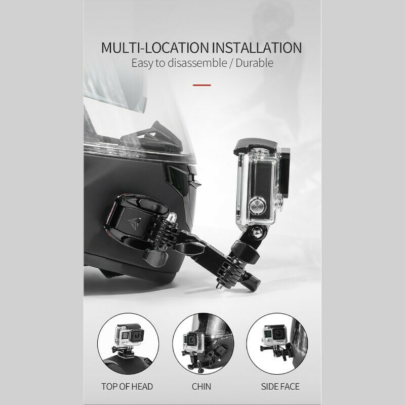 Βάση Κράνους για GoPro - Action Κάμερα - MOTOWOLF Βάση Κράνους για GoPro - Action Κάμερα - MOTOWOLF
