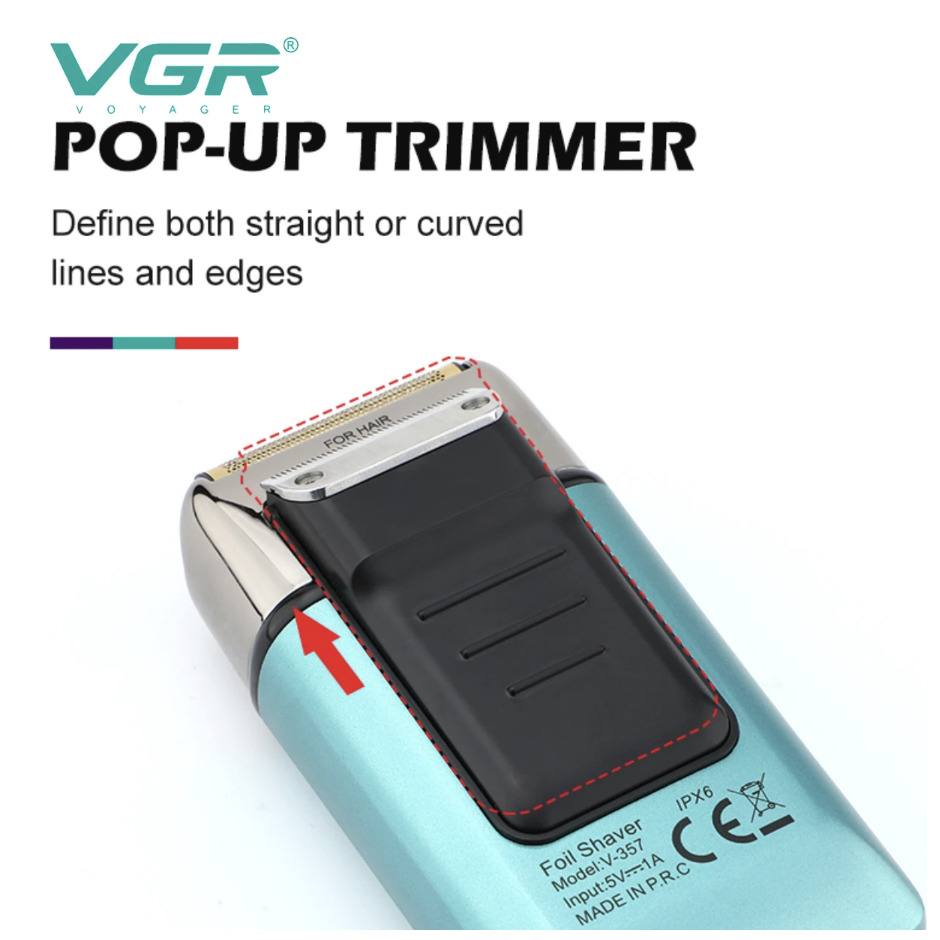 VGR Επαγγελματική Ξυριστική Μηχανή Αδιάβροχη με Οθόνη LED με Μπαταρία Μεγάλης Χωρητικότητας 1400mAh VGR Επαγγελματική Ξυριστική Μηχανή Αδιάβροχη με Οθόνη LED με Μπαταρία Μεγάλης Χωρητικότητας 1400mAh