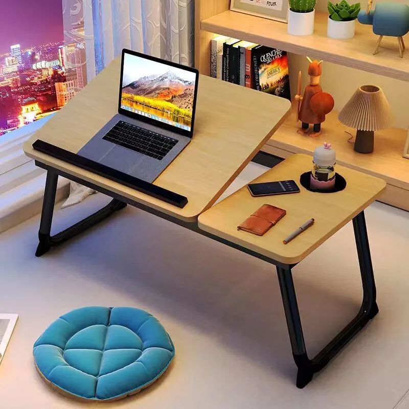 Βοηθητικό Τραπεζάκι για Ανύψωση Laptop 55x32x25cm με Ποτηροθήκη Μπεζ-Μαύρο Βοηθητικό Τραπεζάκι για Ανύψωση Laptop 55x32x25cm με Ποτηροθήκη Μπεζ-Μαύρο