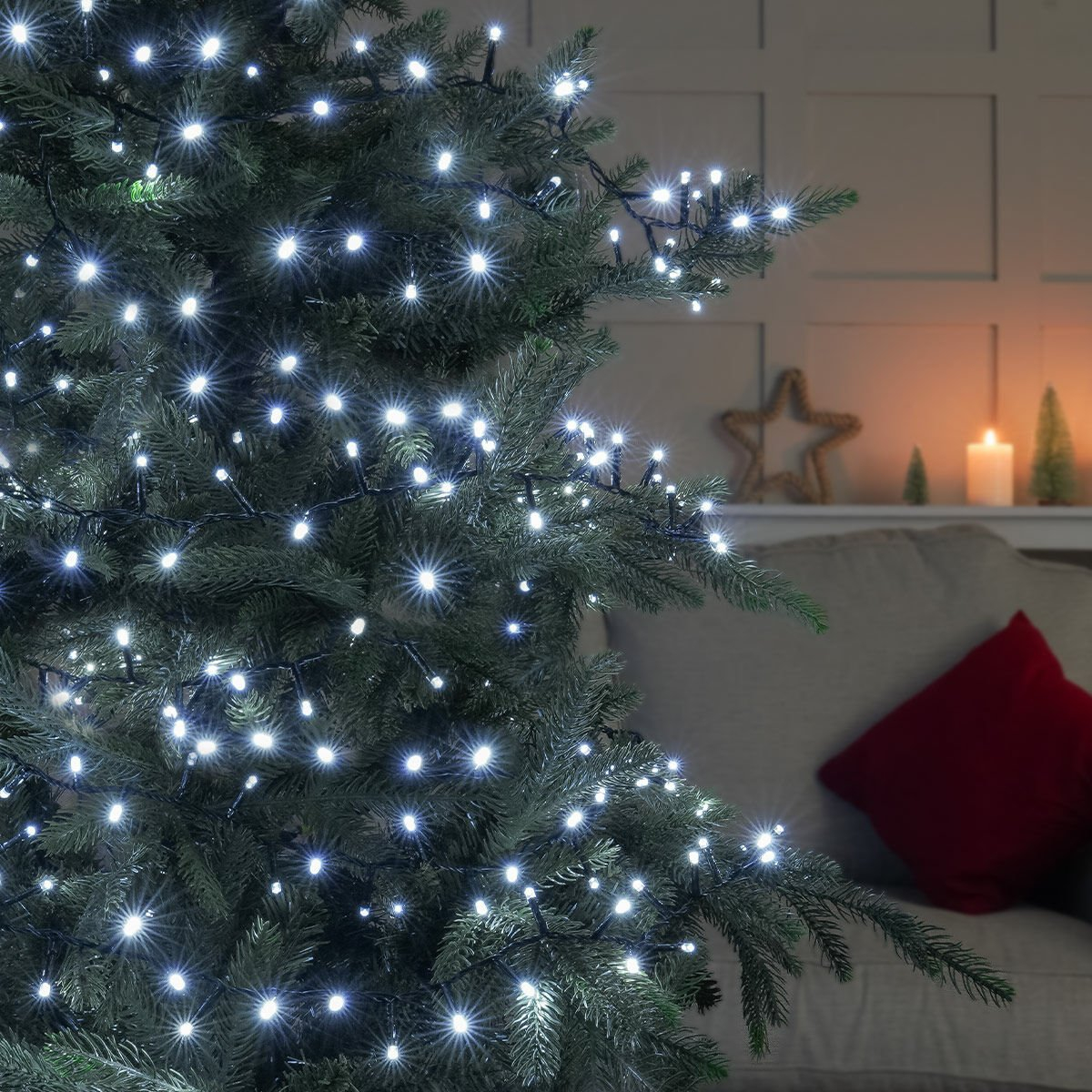 Χριστουγεννιάτικα Λαμπάκια 13.95m με 280 LED Λευκού Φωτισμού, IP44 Χριστουγεννιάτικα Λαμπάκια 13.95m με 280 LED Λευκού Φωτισμού, IP44