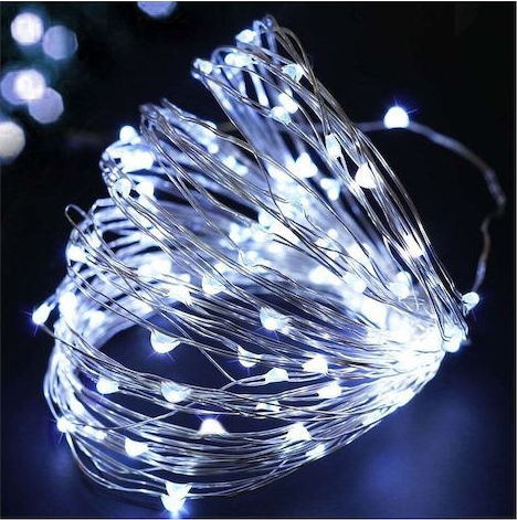 Χριστουγεννιάτικα Λαμπάκια 200LED 14.3m Λευκού Ψυχρού Φωτισμού Χριστουγεννιάτικα Λαμπάκια 200LED 14.3m Λευκού Ψυχρού Φωτισμού