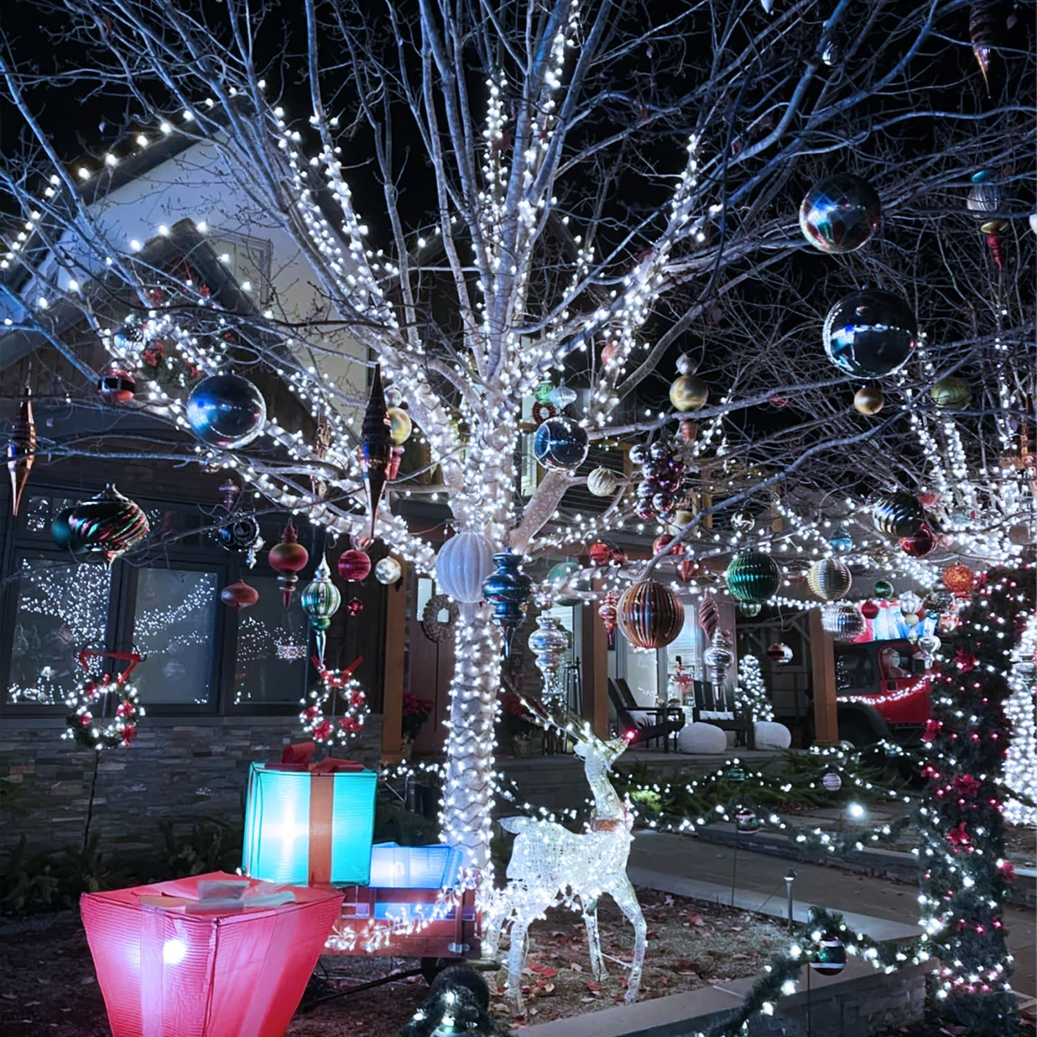 Χριστουγεννιάτικα Λαμπάκια 280LED 19m Ψυχρού Λευκού Φωτισμού με Πράσινο Καλώδιο Χριστουγεννιάτικα Λαμπάκια 280LED 19m Ψυχρού Λευκού Φωτισμού με Πράσινο Καλώδιο