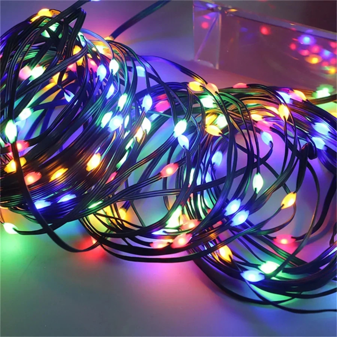 Χριστουγεννιάτικα Λαμπάκια 280LED 19m RGB Πολύχρωμου Φωτισμού με Πράσινο Καλώδιο Χριστουγεννιάτικα Λαμπάκια 280LED 19m RGB Πολύχρωμου Φωτισμού με Πράσινο Καλώδιο