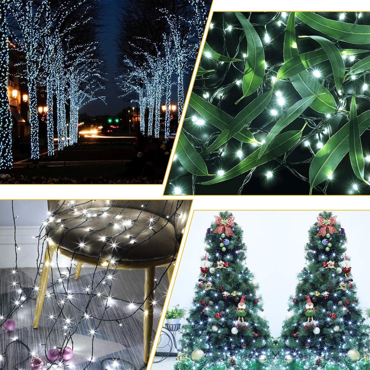 Χριστουγεννιάτικα Λαμπάκια με 700LED Ψυχρού Λευκού Φωτισμού 34.9m - Εσωτερικού & Εξωτερικού Χώρου Χριστουγεννιάτικα Λαμπάκια με 700LED Ψυχρού Λευκού Φωτισμού 34.9m - Εσωτερικού & Εξωτερικού Χώρου