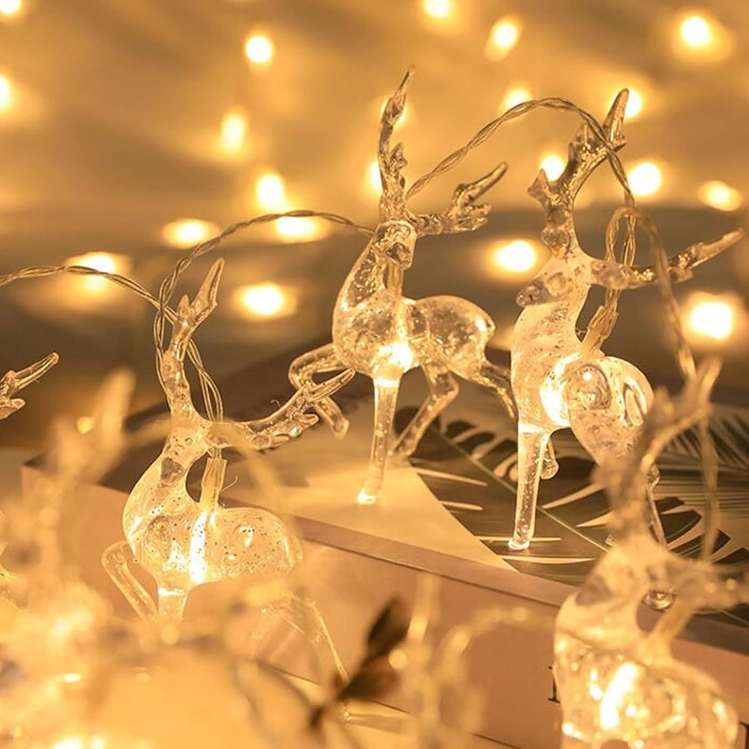 Χριστουγεννιάτικη Γιρλάντα Ελαφάκια 10LED 1.5m Aigostar – Θερμός Λευκός Φωτισμός Χριστουγεννιάτικη Γιρλάντα Ελαφάκια 10LED 1.5m Aigostar – Θερμός Λευκός Φωτισμός