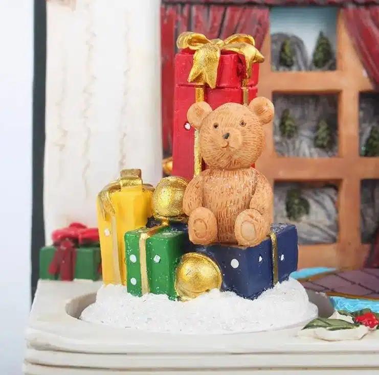 Χριστουγεννιάτικο Διακοσμητικό Ανοιχτό Βιβλίο με Φωτισμό και Φιγούρες Χριστουγεννιάτικο Διακοσμητικό Ανοιχτό Βιβλίο με Φωτισμό και Φιγούρες