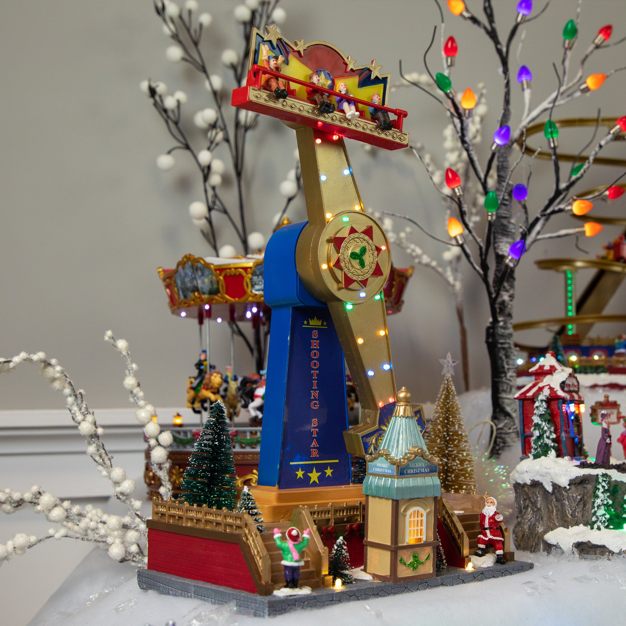 Χριστουγεννιάτικο Διακοσμητικό Shooting Star με LED Φωτισμό, Κίνηση και Μουσική Χριστουγεννιάτικο Διακοσμητικό Shooting Star με LED Φωτισμό, Κίνηση και Μουσική