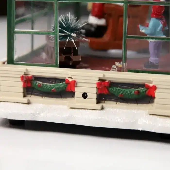 Χριστουγεννιάτικο Επιτραπέζιο Διακοσμητικό Θερμοκήπιο με Φωτισμό και Περιστρεφόμενη Φιγούρα Άγιος Βασίλης Χριστουγεννιάτικο Επιτραπέζιο Διακοσμητικό Θερμοκήπιο με Φωτισμό και Περιστρεφόμενη Φιγούρα Άγιος Βασίλης