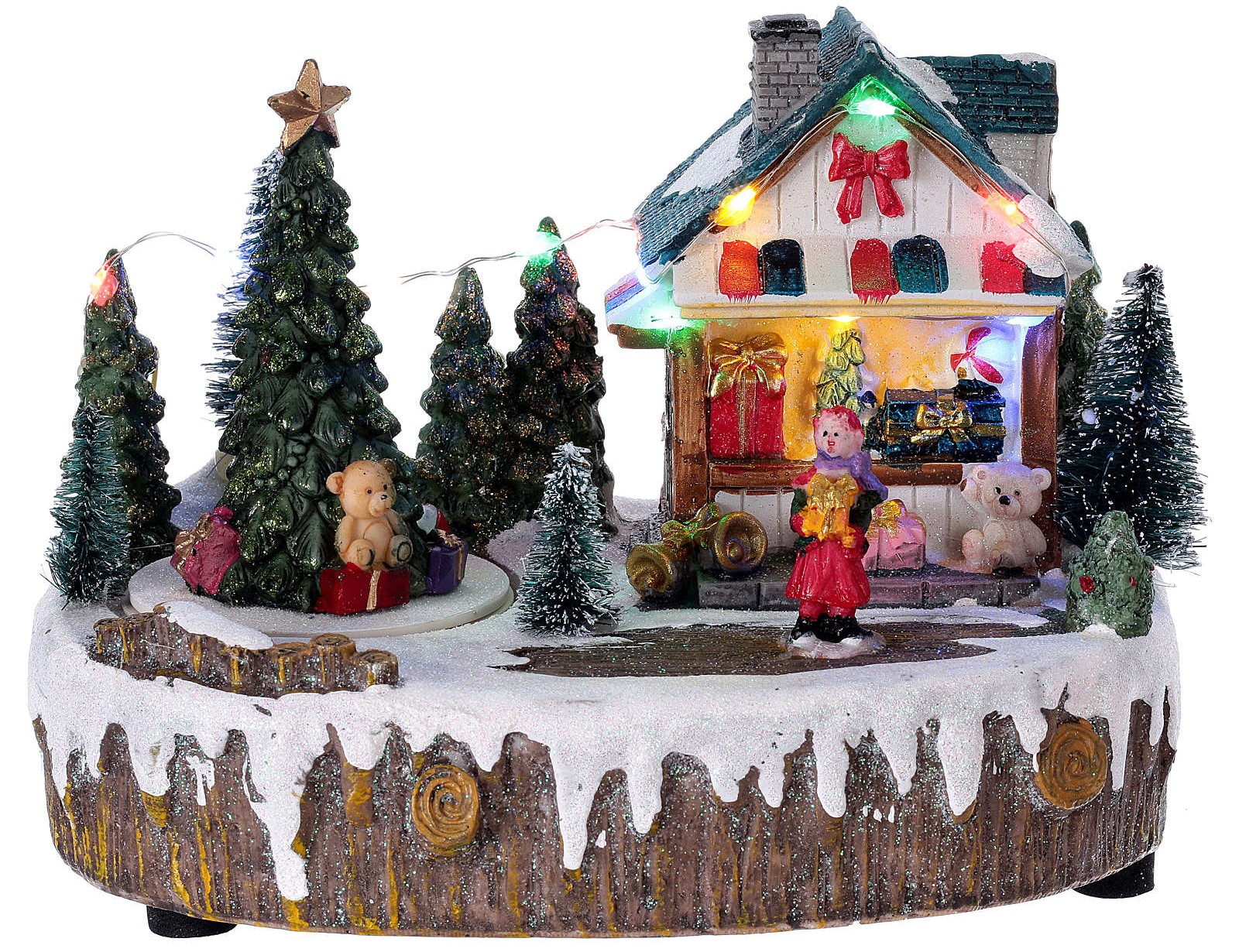 Χριστουγεννιάτικο Χωριό με Δέντρο, Κίνηση, LED Φωτισμό και Μουσική Χριστουγεννιάτικο Χωριό με Δέντρο, Κίνηση, LED Φωτισμό και Μουσική