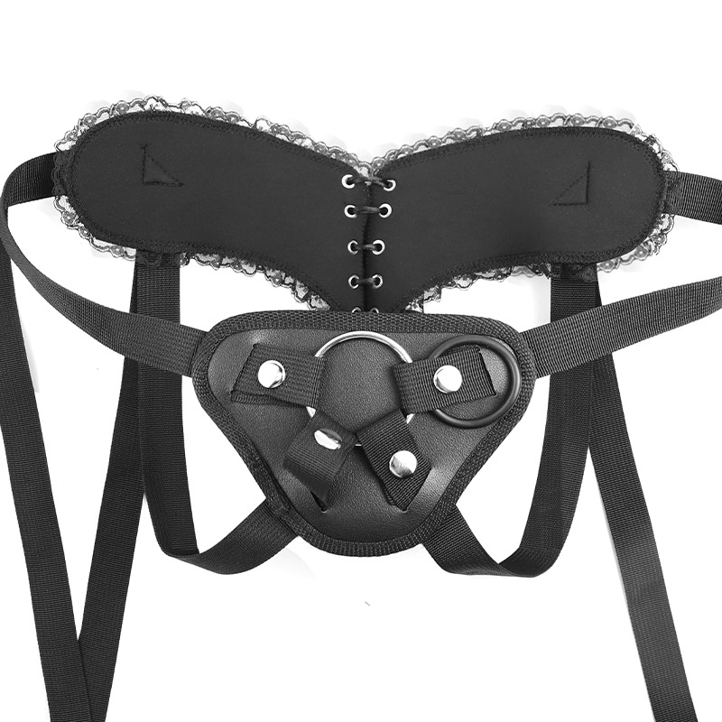 Ζώνη Strap-On με Ρυθμιζόμενους Ιμάντες - Μαύρη Δερματίνη Ζώνη Strap-On με Ρυθμιζόμενους Ιμάντες - Μαύρη Δερματίνη
